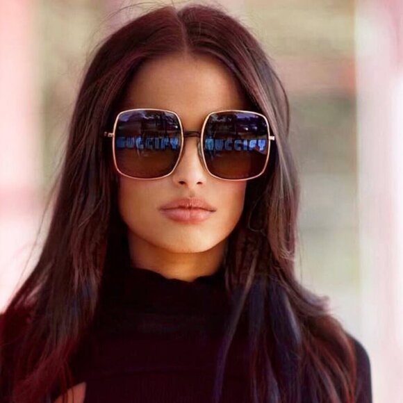 NWT Gucci GG0414S - 002 GUCCIFY Oversized Sunglasses main image 7